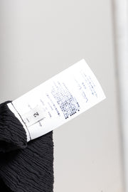 ALICE AUAA - Stretch crumpled top with elbow slits and front detail