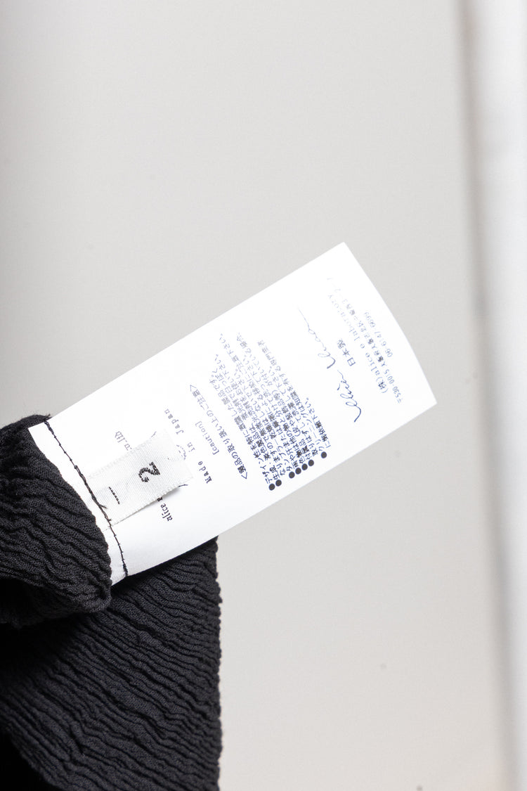 ALICE AUAA - Stretch crumpled top with elbow slits and front