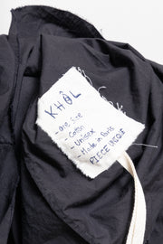 KHÔL - Handmade cotton shirt with lace details, rose brooch and cuff pearls