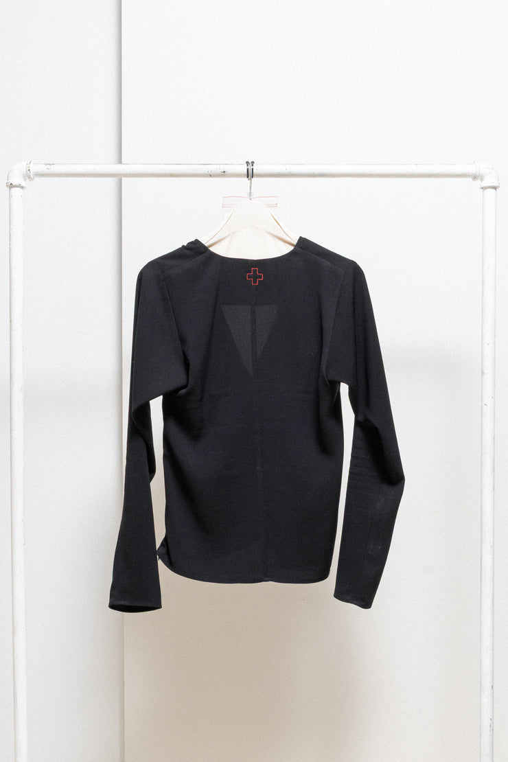 A.F VANDEVORST - Longsleeves top with front knot