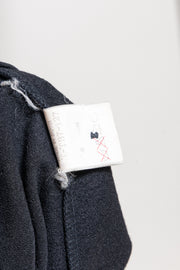 YOHJI YAMAMOTO Y’S - 80’s / 90’s Wool button up jacket with cream hem stitching