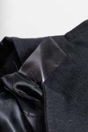 ANN DEMEULEMEESTER - FW10 Wool jacket with shoulder caps and asymmetric closure