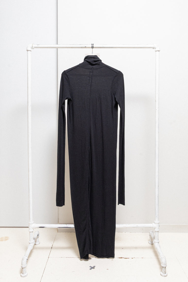 RICK OWENS LILIES - FW14 Angora wool blend high neck dress