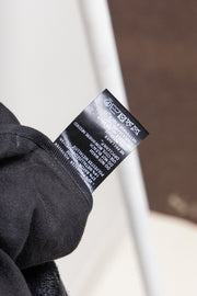 ANN DEMEULEMEESTER - SS19 Long vest with contrast piping, collar embroideries and rope straps (runway)