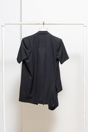 YOHJI YAMAMOTO - SS01 Gabardine wool jacket with voluminous pocket