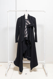GARETH PUGH - 2010’s Cashmere blend maxi length coat with patterned lining