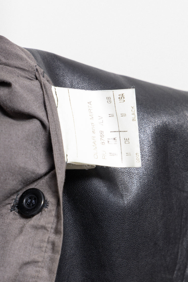 RICK OWENS - SS07 « DRAKE » Lamb leather Stooges jacket