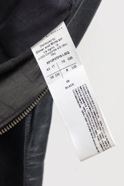 RICK OWENS - FW13 « PLINTH » Lamb leather cropped Stooges jacket