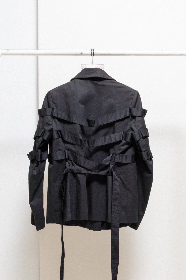 GARETH PUGH - Early 2000’s Cotton blend jacket with buckled straps