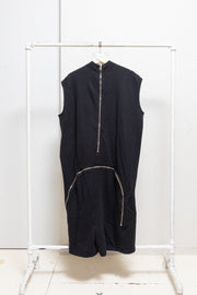 RICK OWENS DRKSHDW - FW14 Aircut fleece cotton jumpsuit