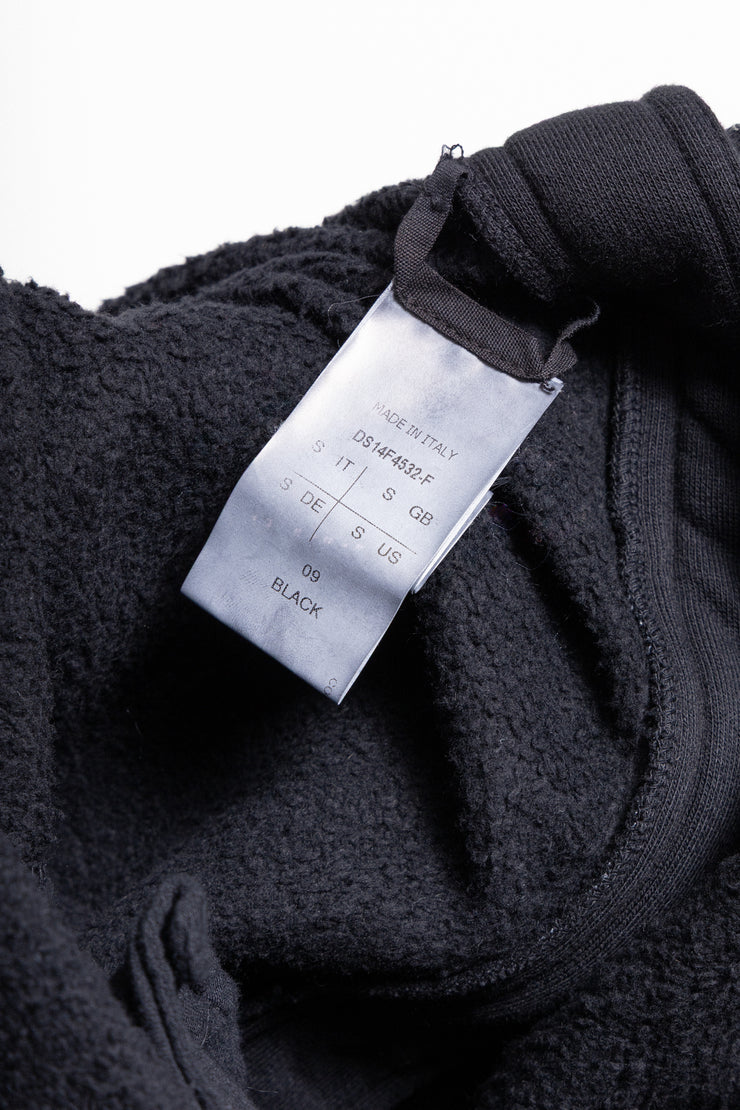 RICK OWENS DRKSHDW - FW14 Aircut fleece cotton jumpsuit