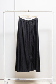 UNDERCOVER - SS99 « Relief » Cross pattern satin skirt