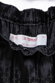 UNDERCOVER - SS99 « Relief » Cross pattern satin skirt