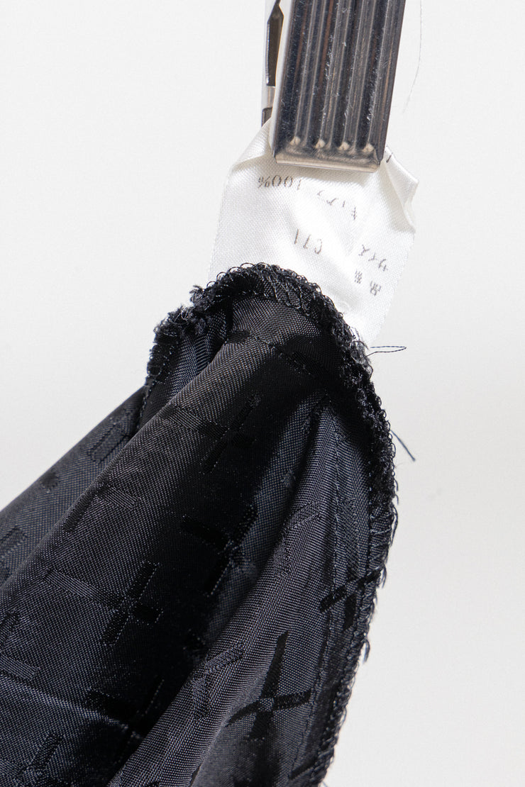 UNDERCOVER - SS99 « Relief » Cross pattern satin skirt