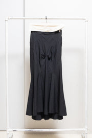 JUNYA WATANABE - FW08 Long darted fine wool siren skirt