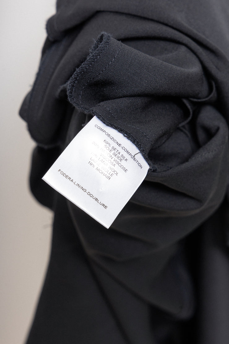 ALEXANDER MCQUEEN - SS04 « Deliverance » Silk blend midi skirt with panel details