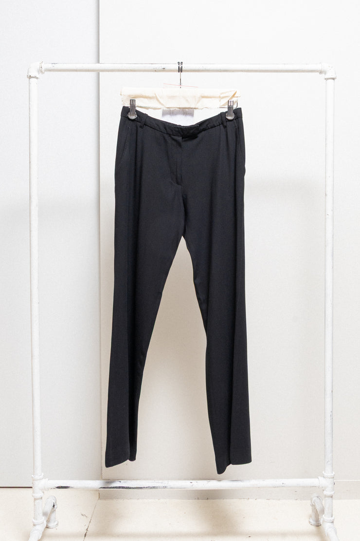 ANN DEMEULEMEESTER - Early 2000’s Wide fleece wool pants