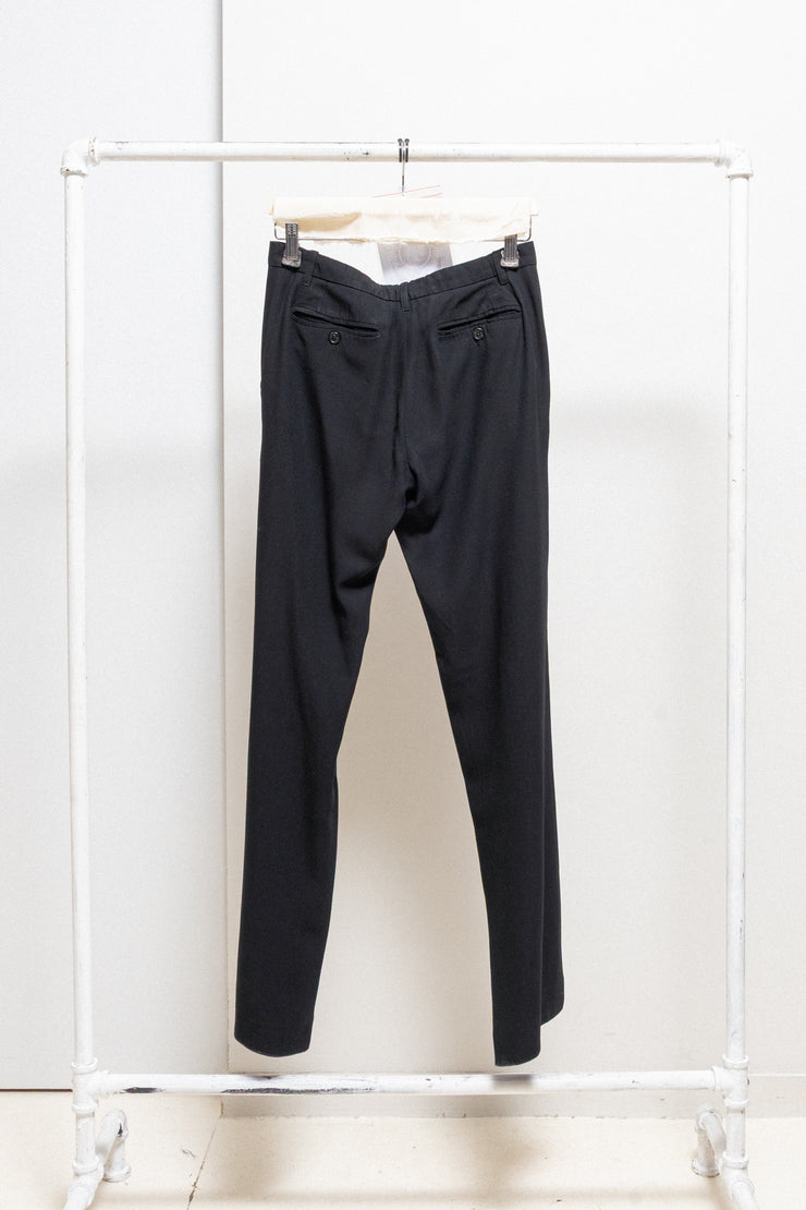 ANN DEMEULEMEESTER - Early 2000’s Wide fleece wool pants