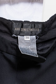 ANN DEMEULEMEESTER - Early 2000’s Wide fleece wool pants