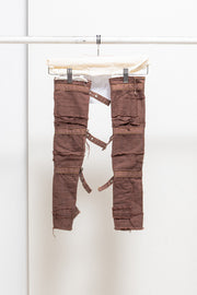 ALICE AUAA - Patched gloves with buckled straps