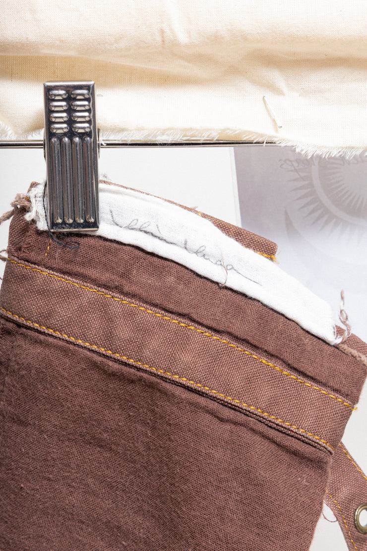 ALICE AUAA - Patched gloves with buckled straps