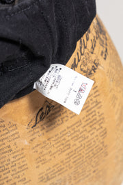 ALICE AUAA - Patched corset with metal engraved buttons, leather lacing and buckled straps