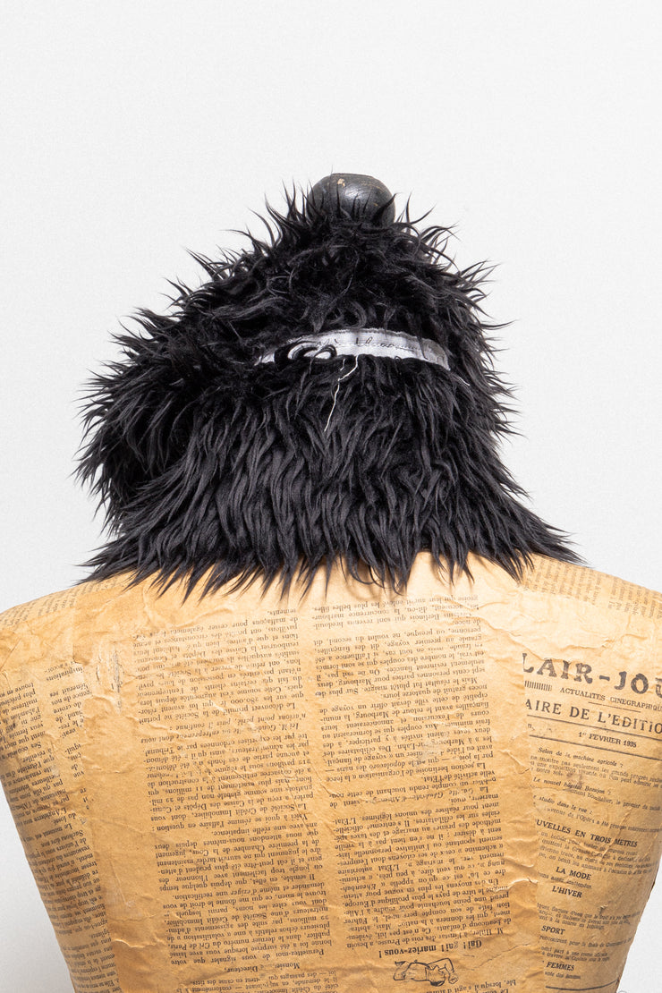 ALICE AUAA - Faux fur neck warmer with buckled straps