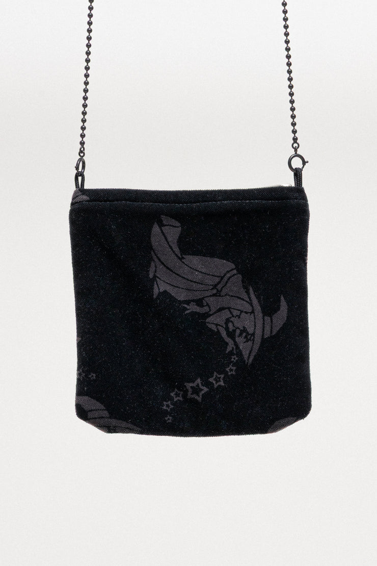 UNDERCOVER - FW02 « Witch’s cell division » Witch motif velvet mini bag