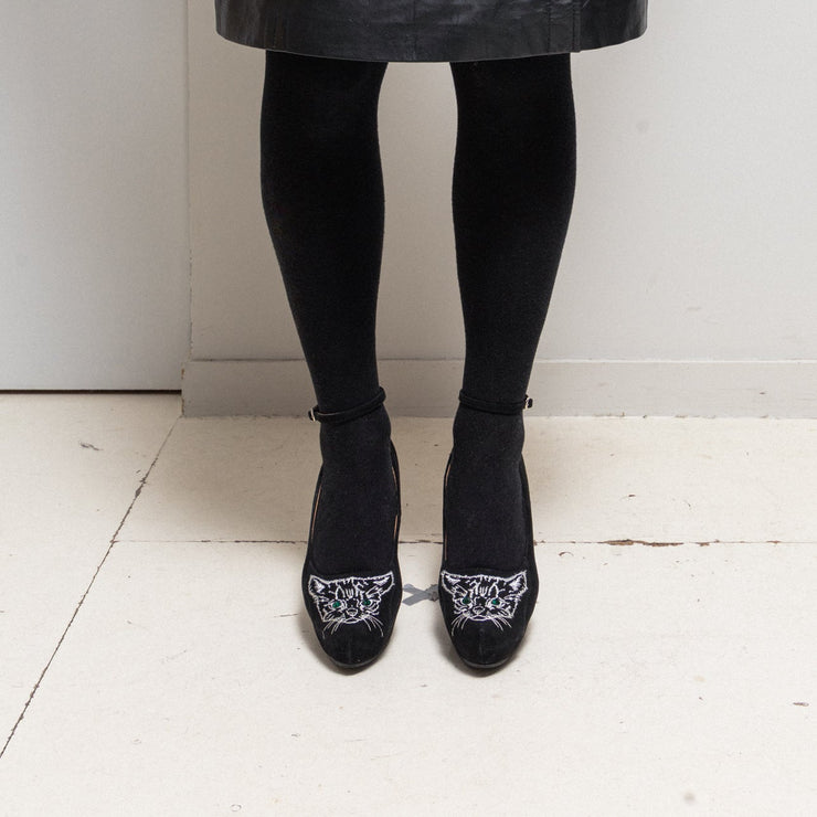 UNDERCOVER - Suede cat pumps