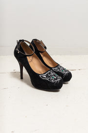 UNDERCOVER - Suede cat pumps