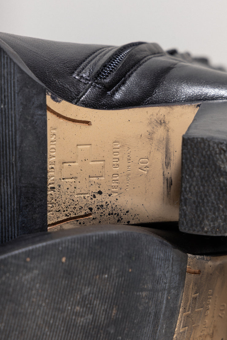 A.F VANDEVORST - Knee high leather fetish boots