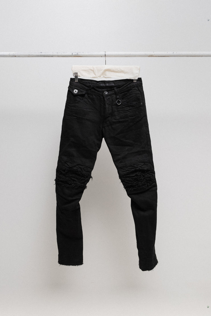 JULIUS 7 - FW10 "GOTH_IK" Biker denim