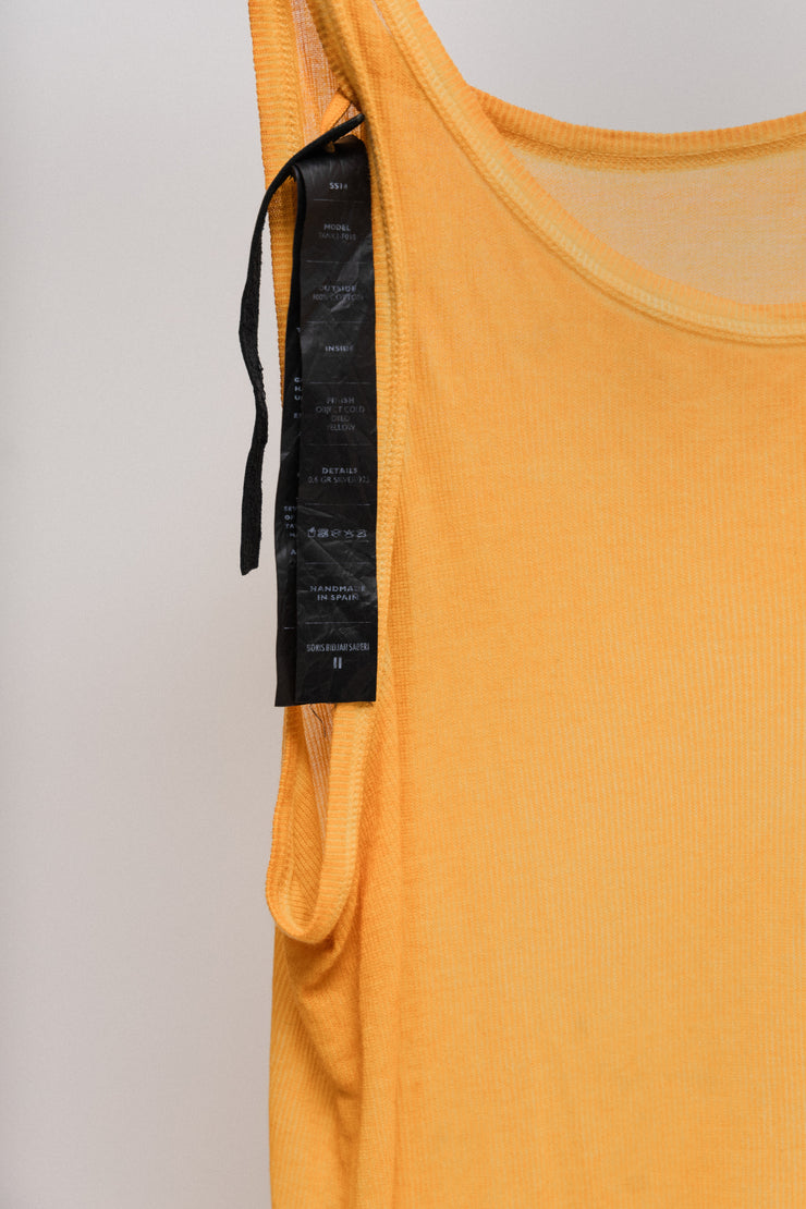 BORIS BIDJAN SABERI - SS14 Bright orange tank top