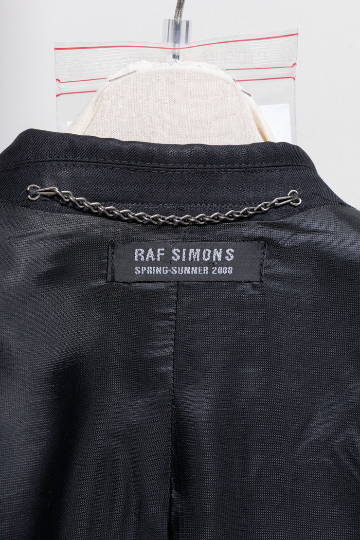 RAF SIMONS - SS00 Peak lapels blazer jacket