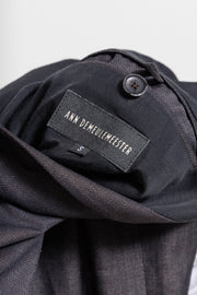 ANN DEMEULEMEESTER - SS12 Wool and linen jacket with pocket details