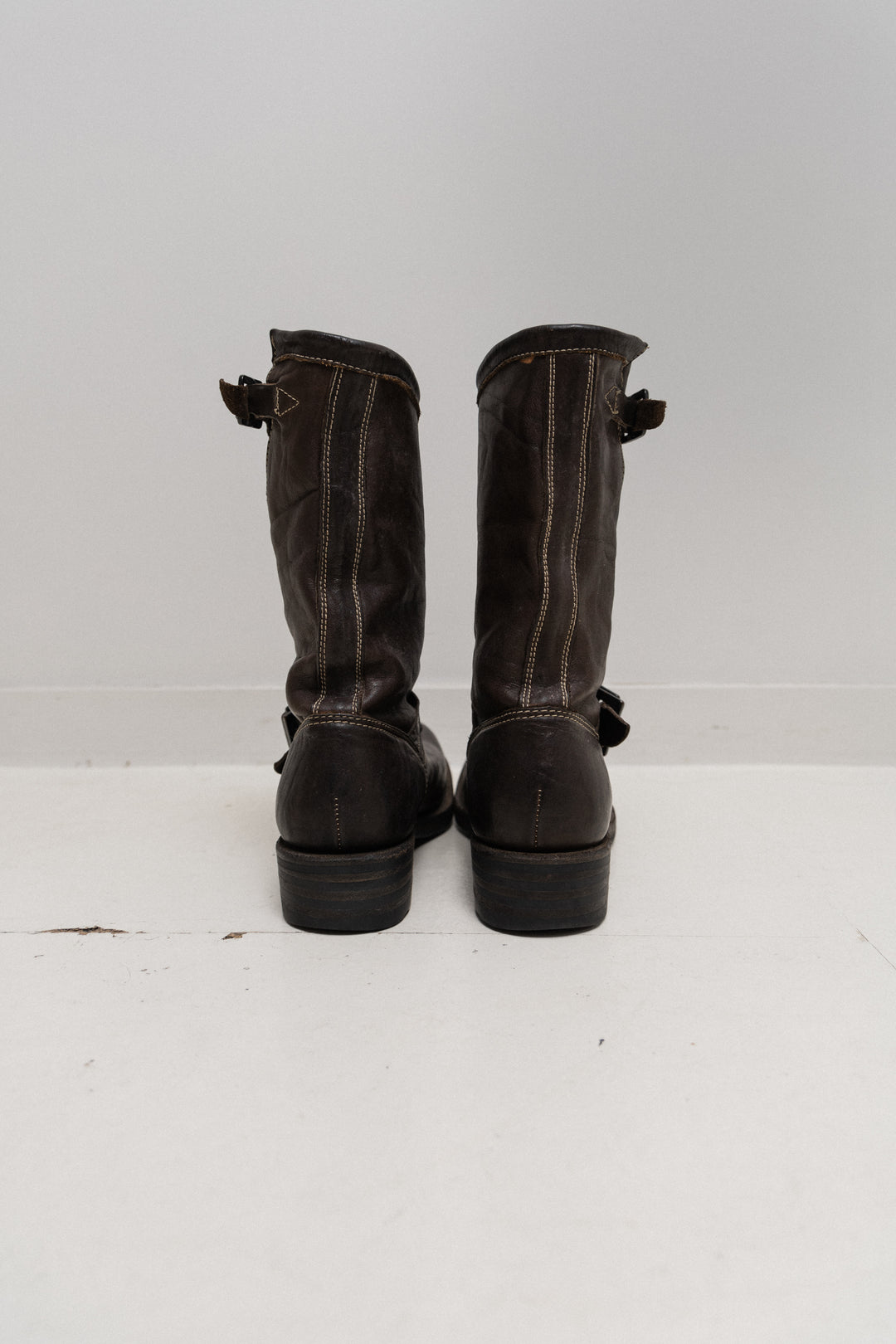 ISAMU KATAYAMA BACKLASH - Leather engineer boots – L'OBSCUR