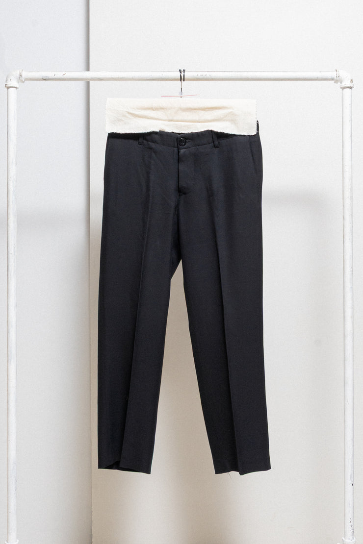 RICK OWENS - 2003 / 2006 Pleated crop pants