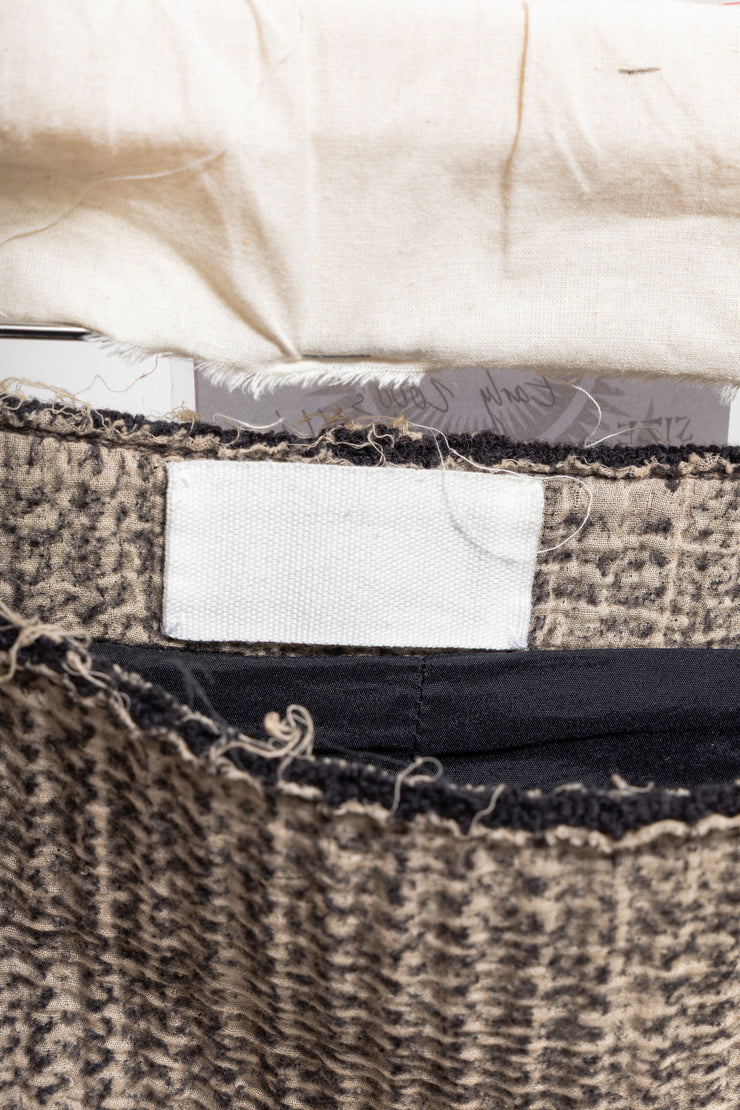 MARTIN MARGIELA - Early 2000’s white label knit pattern pencil skirt