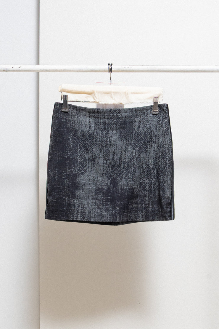 A.F VANDEVORST - FW15 printed mini skirt