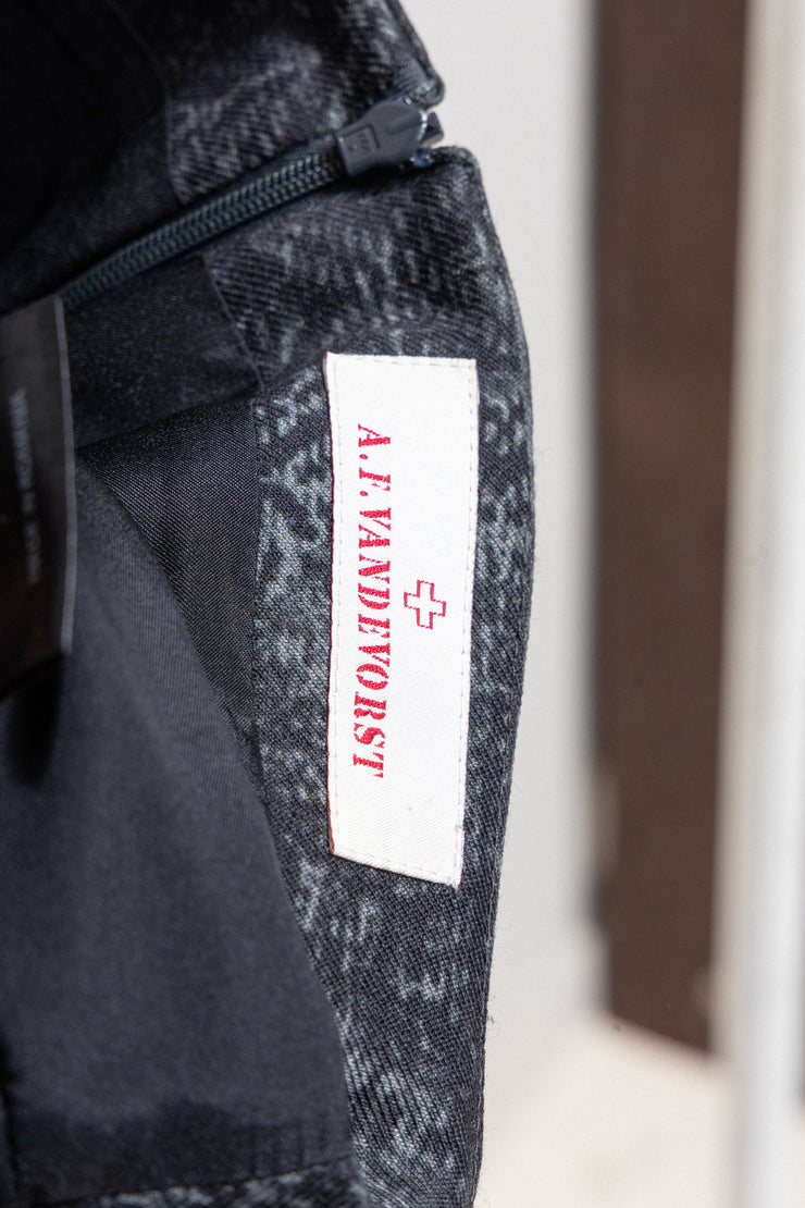 A.F VANDEVORST - FW15 printed mini skirt