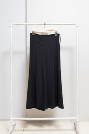 ANN DEMEULEMEESTER - Late 90’s / Early 00’s long wool skirt with waist straps