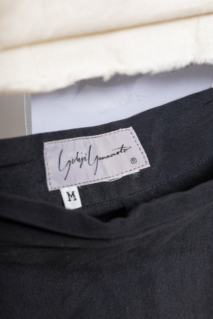 YOHJI YAMAMOTO - Late 80’s cotton skirt with pockets