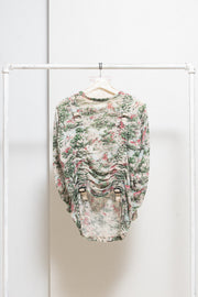 JUNYA WATANABE - SS03 Linen parachute top with painting pattern