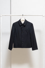 COMME DES GARÇONS TRICOT - FW00 Button up wool jacket with side zippers