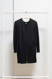 YOHJI YAMAMOTO Y’S - 90’s zip up wool jacket with knitted sleeves