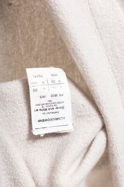 HUN RICK OWENS - 2008 100% cashmere pearl grey cardigan