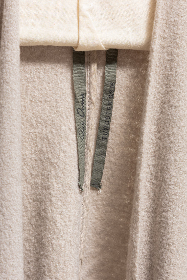 RICK OWENS - SS06 « TUNGSTEN » Wool cardigan with circle cutouts