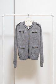 A.F VANDEVORST - FW04 Wool blend officer cardigan