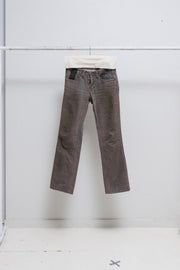 RICK OWENS SLAB - "Don Juan" Pink tone washed denim pants (PROTO)