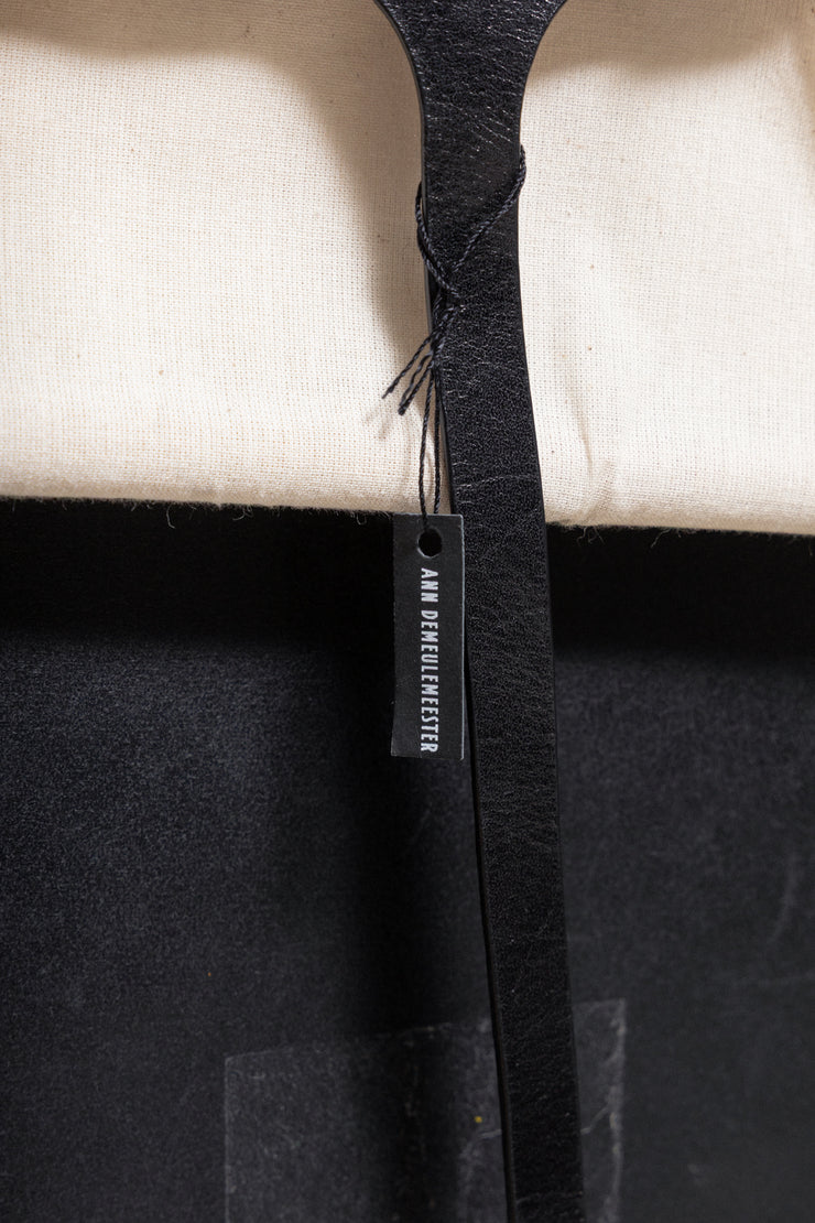 ANN DEMEULEMEESTER - SS16 Leather harness (runway)